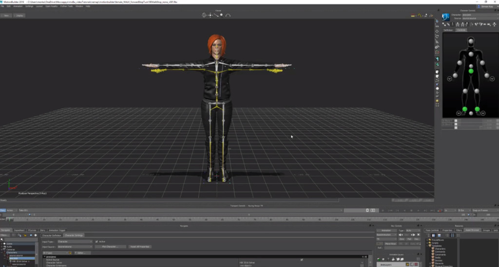 How to Retarget Motion Capture in MotionBuilder SPAFi