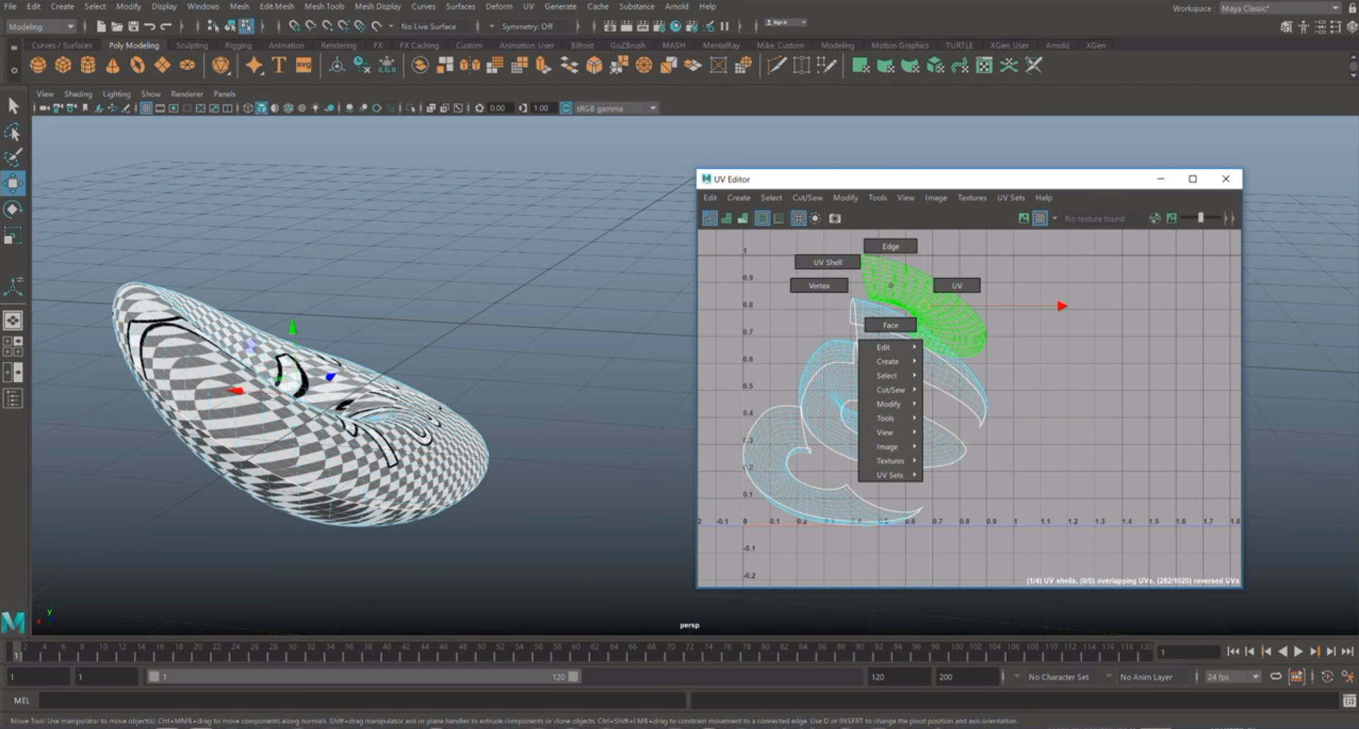 How to avoid stretching your 3D textures in Maya 2019