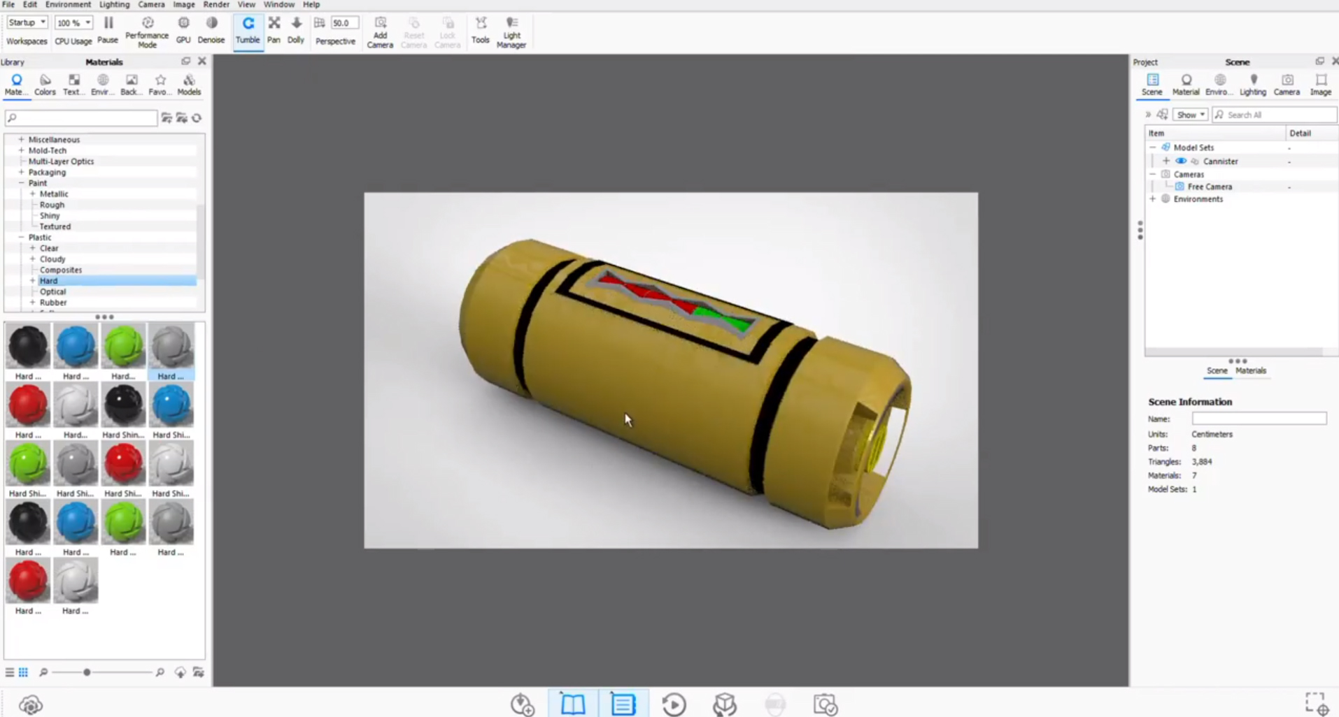 Modeling Monsters Inc. cannisters in Maya