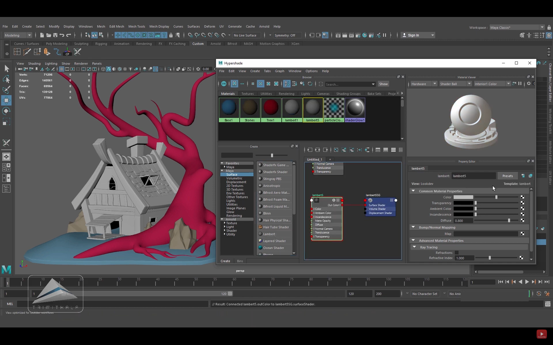 3. Unwrapping the Scene in Maya | Tutorial 3| Making 3D Scene Step by Step